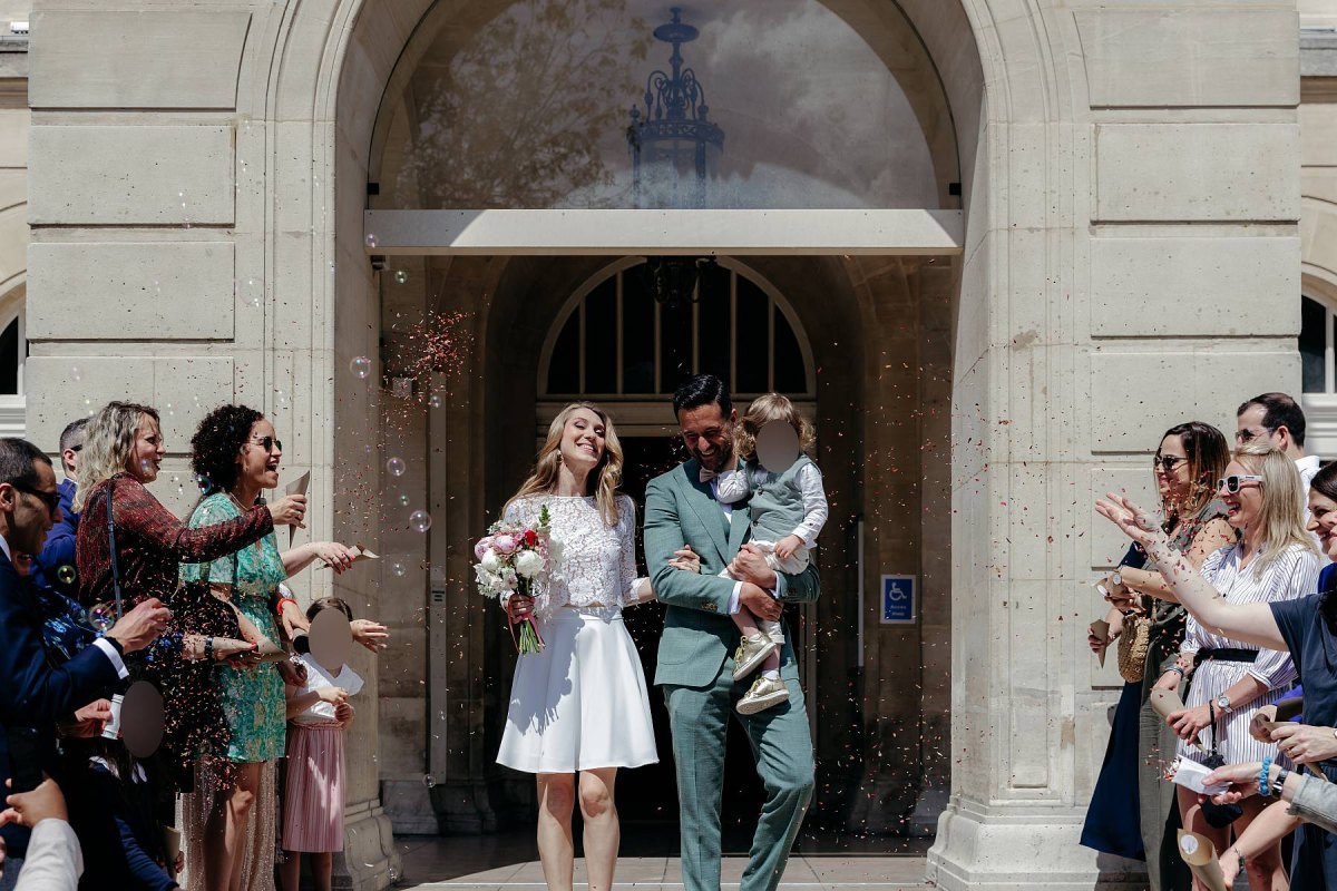 Photographe mariage Paris 14 : Un mariage civil à la mairie du 14ème
