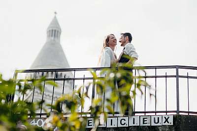 Les mariés sont "délicieux"